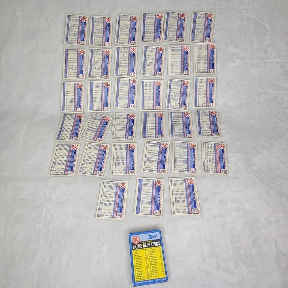1985 Topps Circle K Baseball All Time Home Run Kings Collector's 33 card Set - Picture 10 of 16